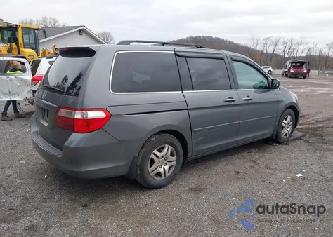 2007 Honda Odyssey Ex из США, поврежденный, VIN 5FNRL38497B133004
